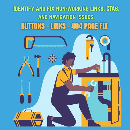 Broken Links & Button Fixes